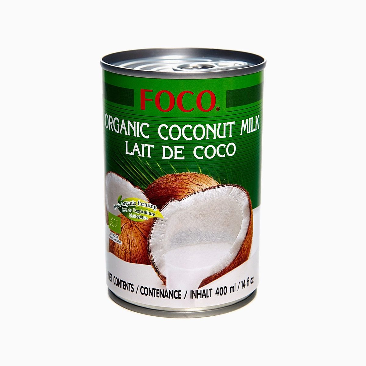 Кокосовое молоко органическое, Foco, 400 мл
