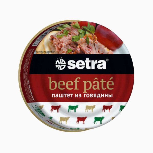 Паштет говяжий, Setra, 100 гр